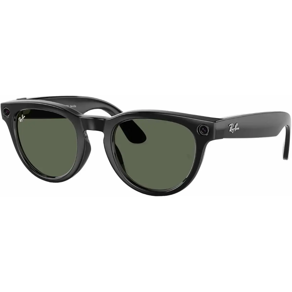 Ray-ban Adult Meta Headliner-gen 2 Shiny Black/G15 Green 50mm Sunglasses