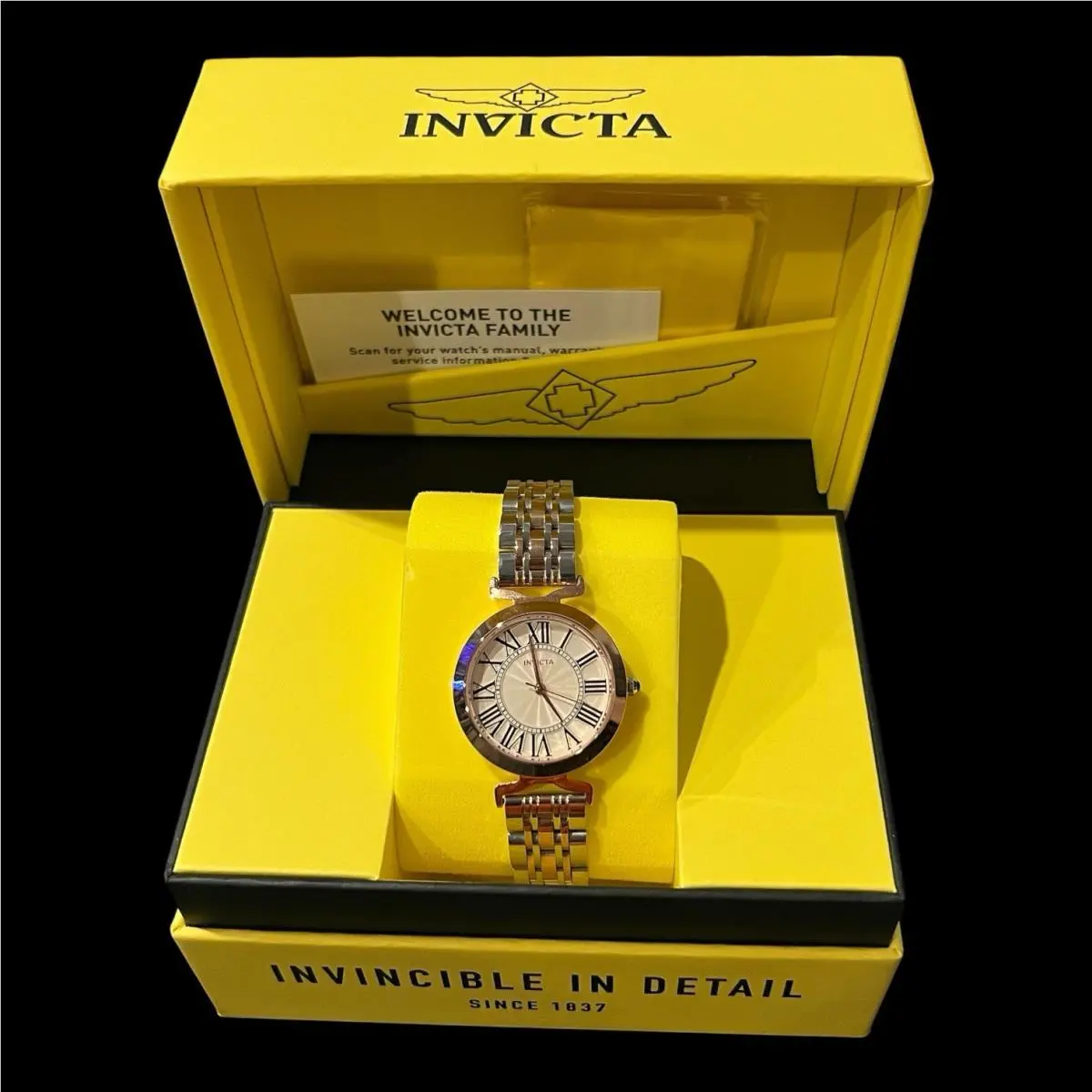 Invicta Wildflower Quartz Watch 34MM Gold and Silver Tone