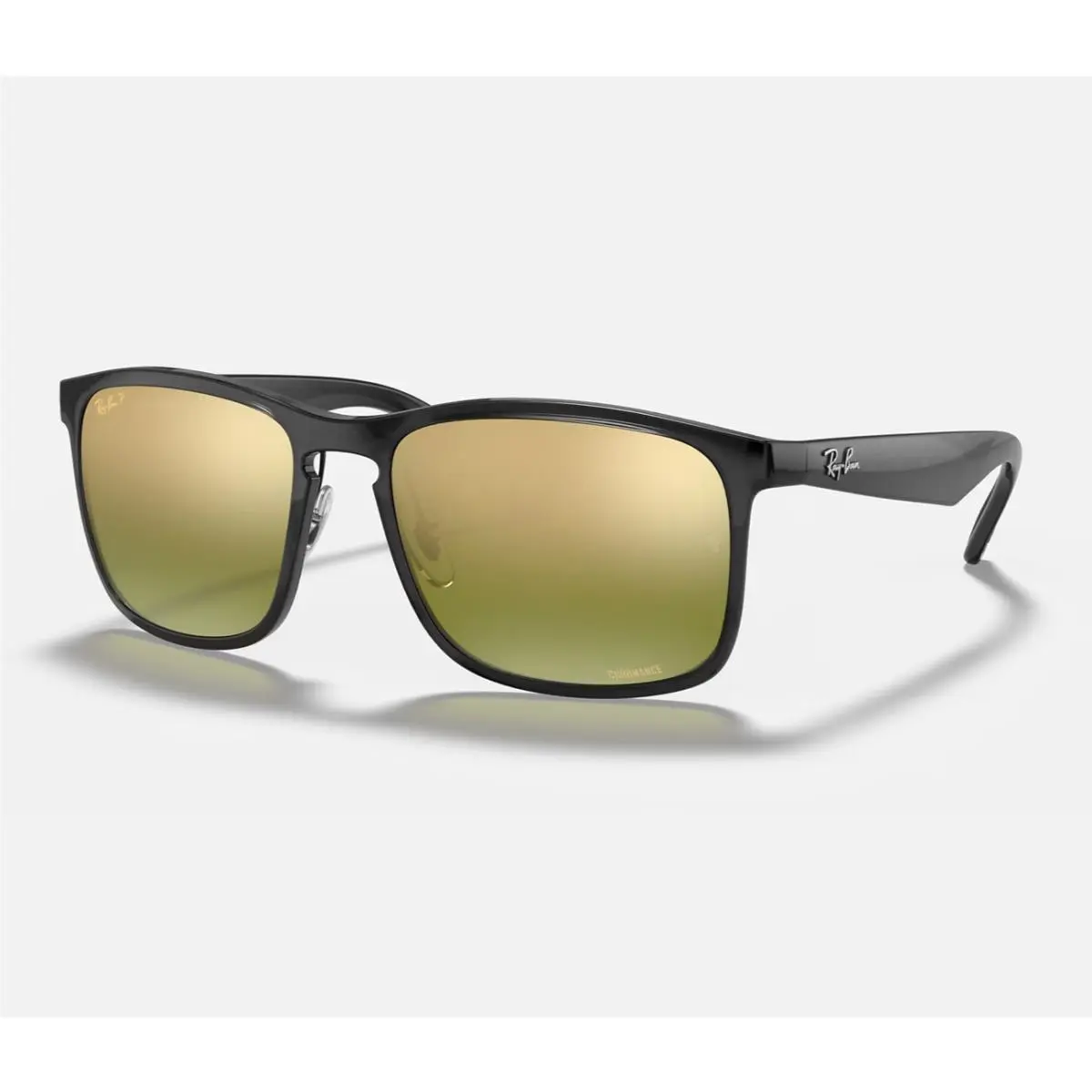 Ray-ban RB4264 876/6O Grey Chromance Green Gold Mirror Polarized 58MM