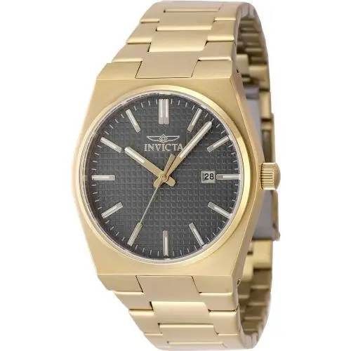 Invicta Men`s 48397 Speedway Quartz 3 Hand Charcoal Dial Watch