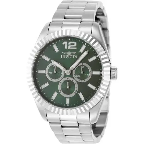 Men`s 49514 Specialty Quartz Chronograph Green Dial Watch by Invicta