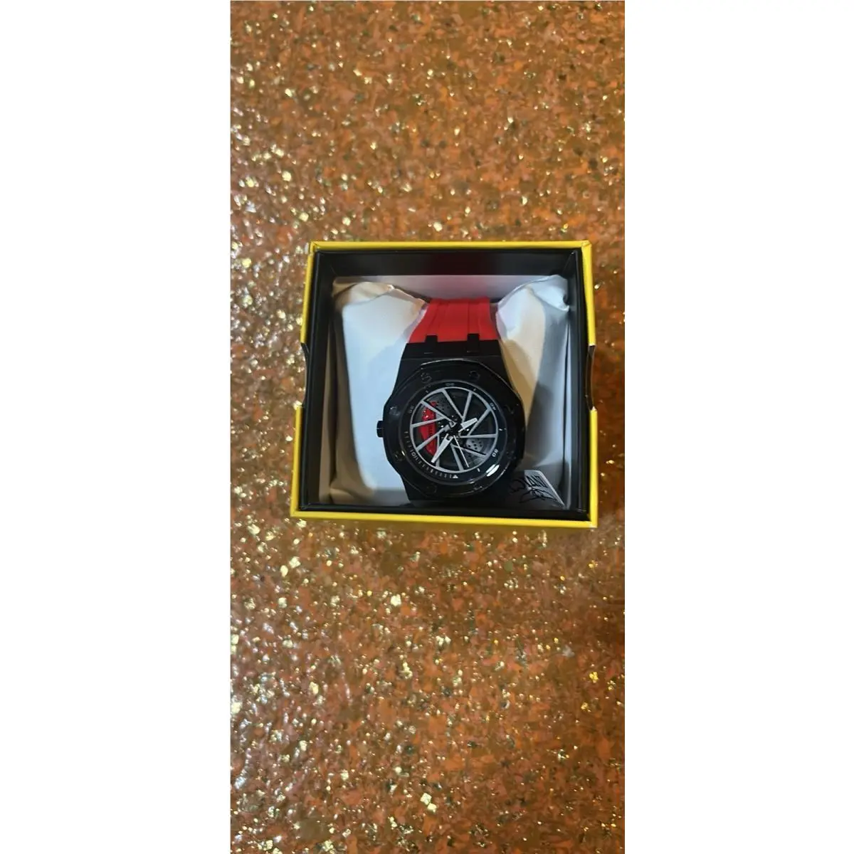 Limited Invicta Speedway Rim Men`s Watch 42mm Red 69491