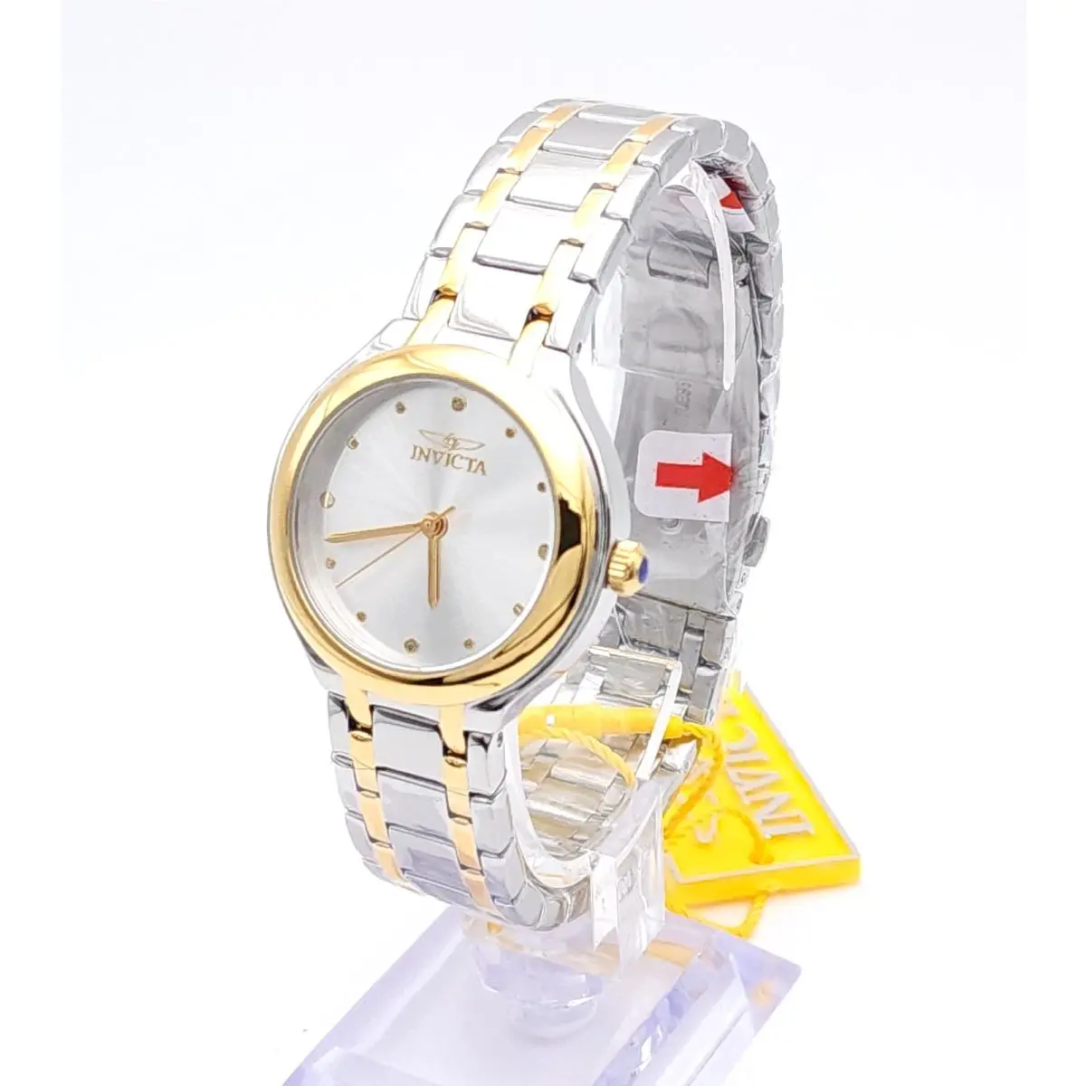 Invicta Wildflower Veylise 50609 Women`s Watch Two Tone Silver Dial 32mm