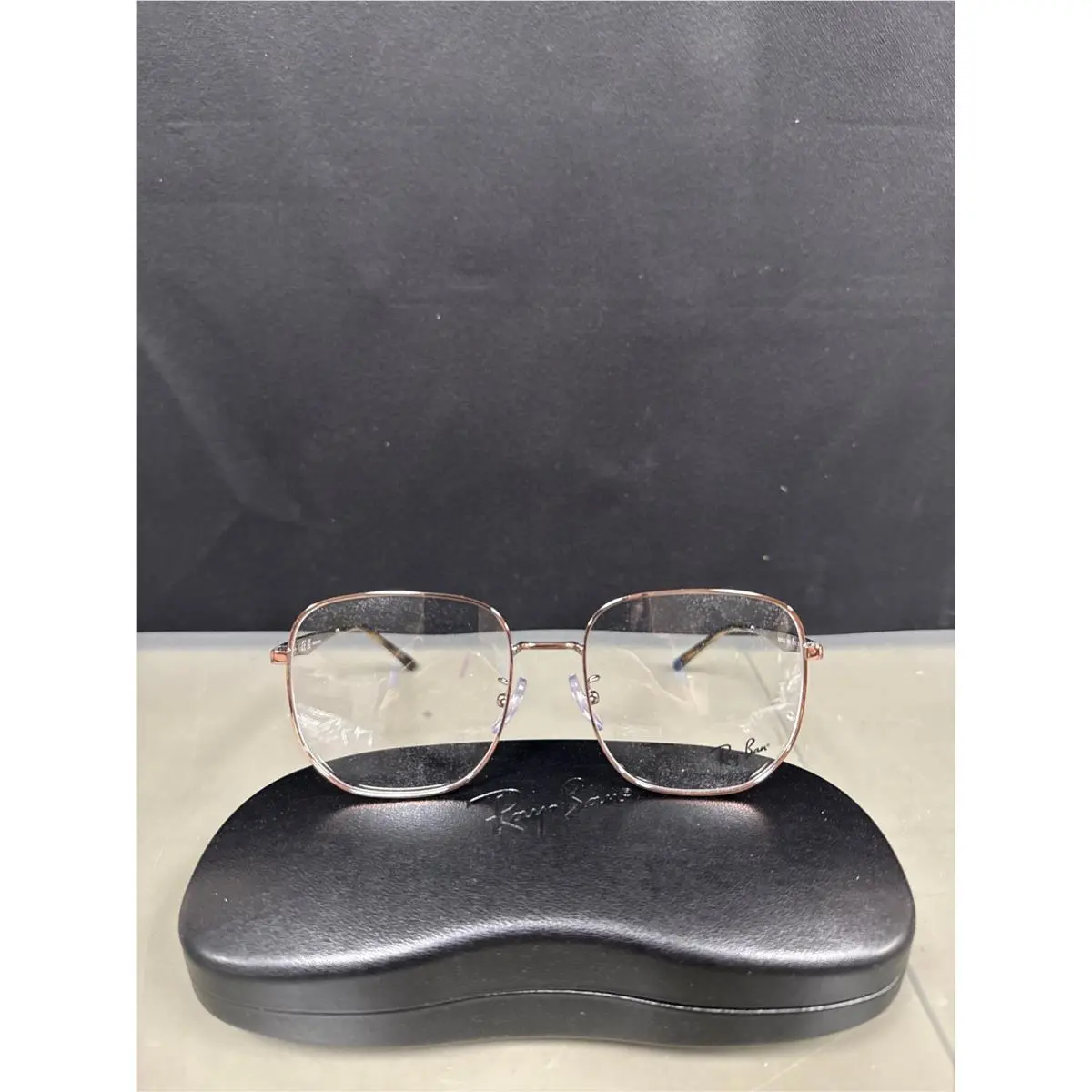 Ray-ban RX6503D Asian Fit 2943 Men`s Glasses Brown Demo Lense
