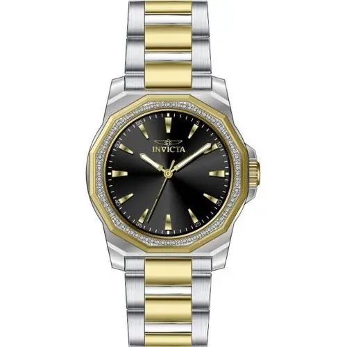 Invicta Men`s 49112 Speedway Quartz 3 Hand Black Dial Watch