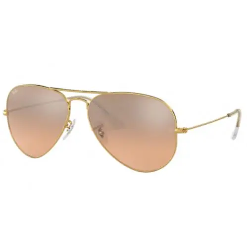 Ray-ban Aviator Gold l Silver Pink Mirror RB3025 001/3E 62mm