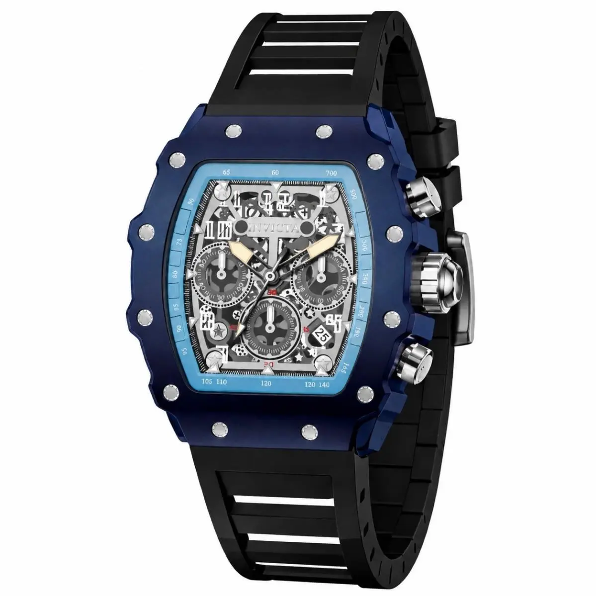 Invicta Racing Night Fall - Nitro Gen Men`s Watch 43mm Dark Blue 69707