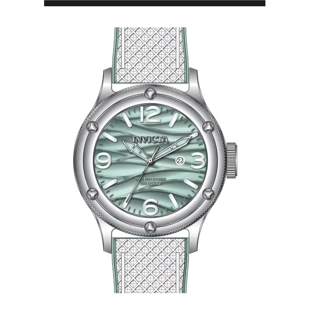 Invicta Pro Diver Oceanic Motion 50307 Aqua Blue Dial 48mm Men`s Watch