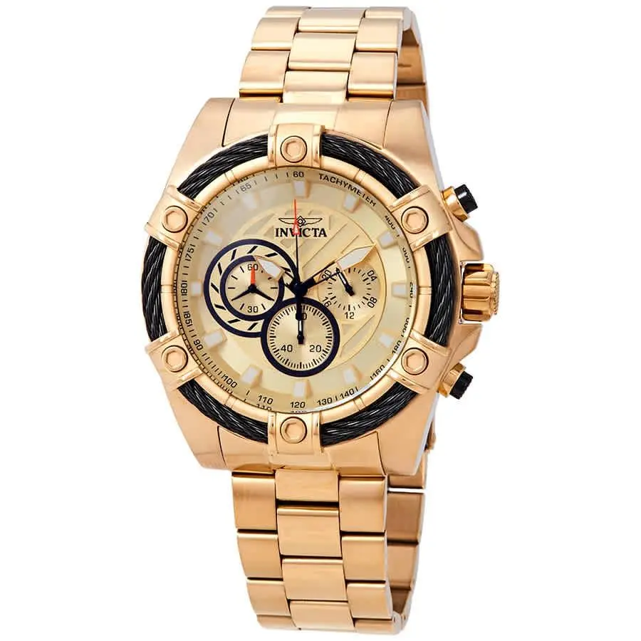 Invicta 25515 Bolt Gold Dial 52 mm Men`s Watch