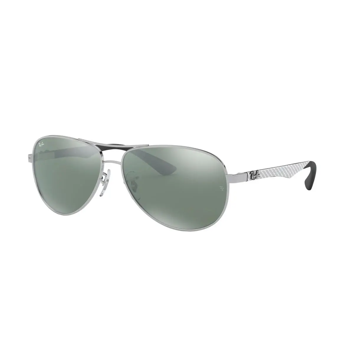 Ray-ban RB8313 003/40 58mm Aviator Silver Carbon Fiber Silver Mirror