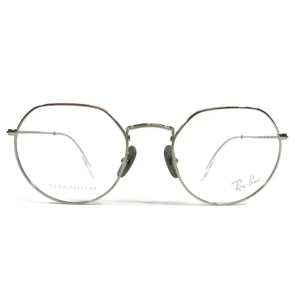 Ray-ban Eyeglasses Frames RB8165V Jack 1224 Titanium Silver Full Rim 51-20-145