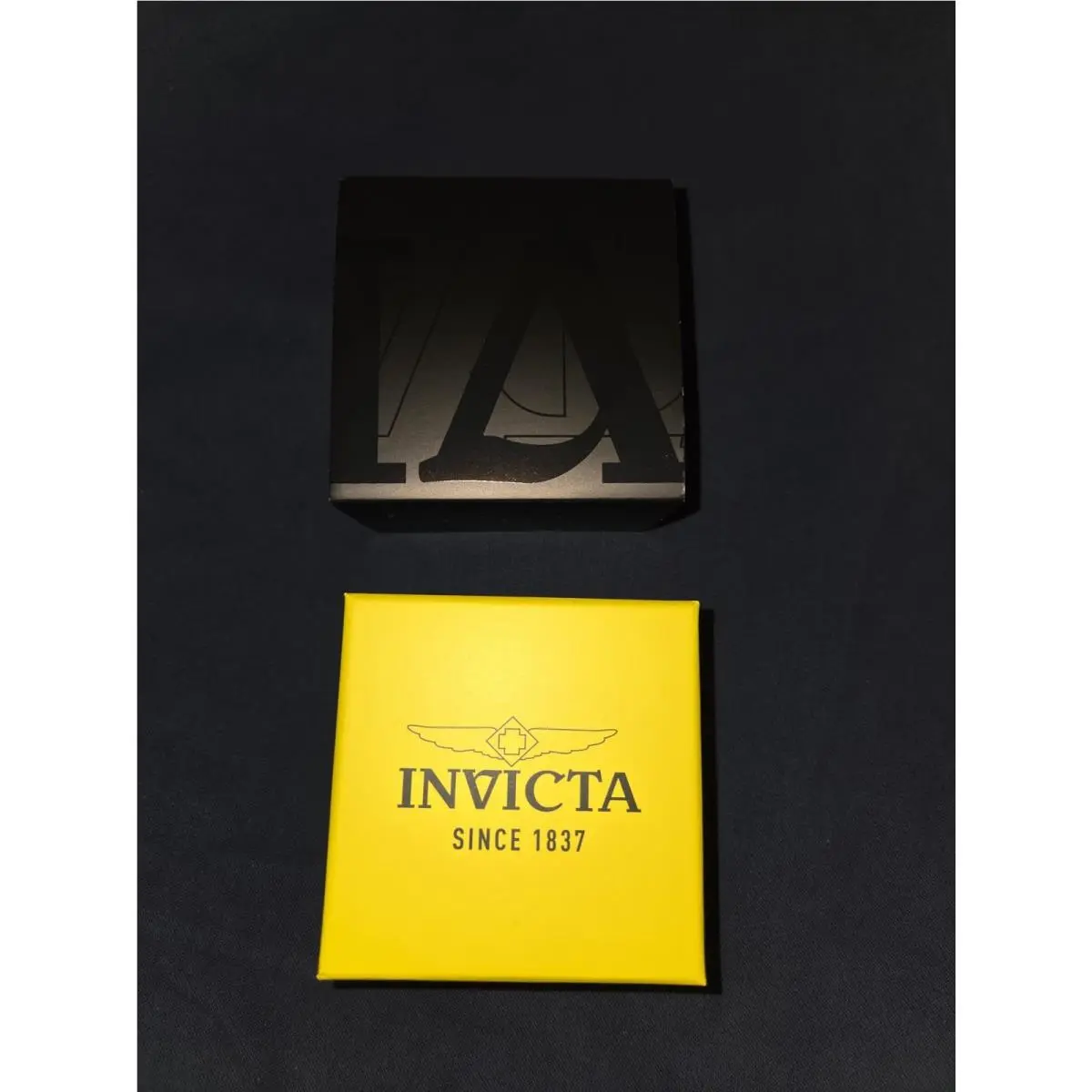 Invicta S1 Rally Allogrip Mens 42mm Black Tone Case Metal Dial Black Band