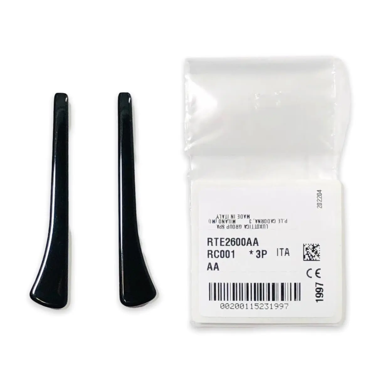 Ray Ban RB3507 Clubmaster Aliminum Black Replacement Ear Socks Temple Tip