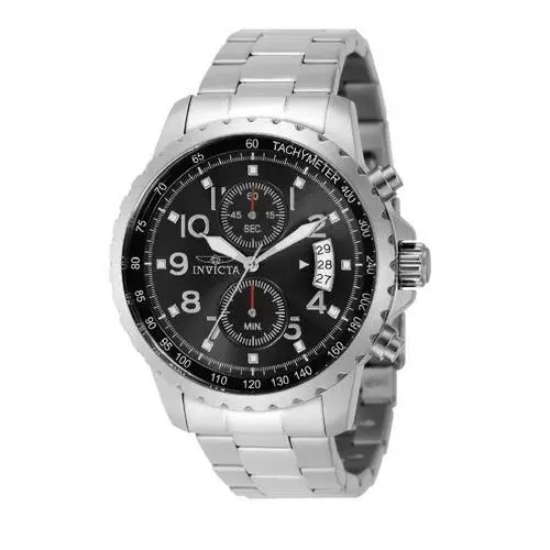Invicta Specialty Men`s 47mm Black Dial 69789 Quartz Stainless Steel Watch