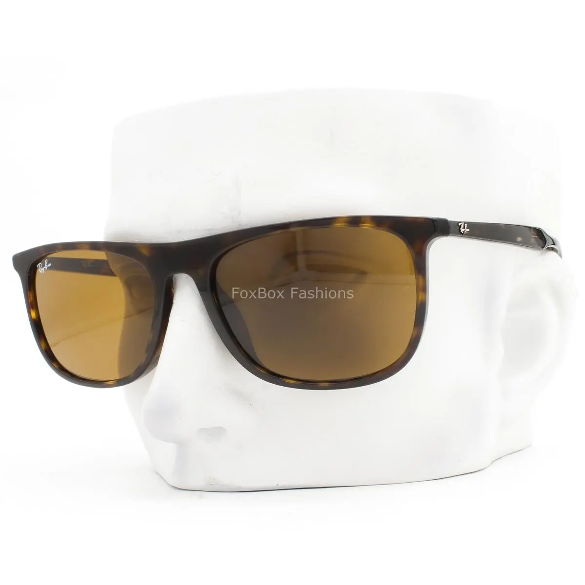 Ray-ban Sunglasses Brown Havana Glass Lens RB2216F 902/33 W/case Alternative Fit