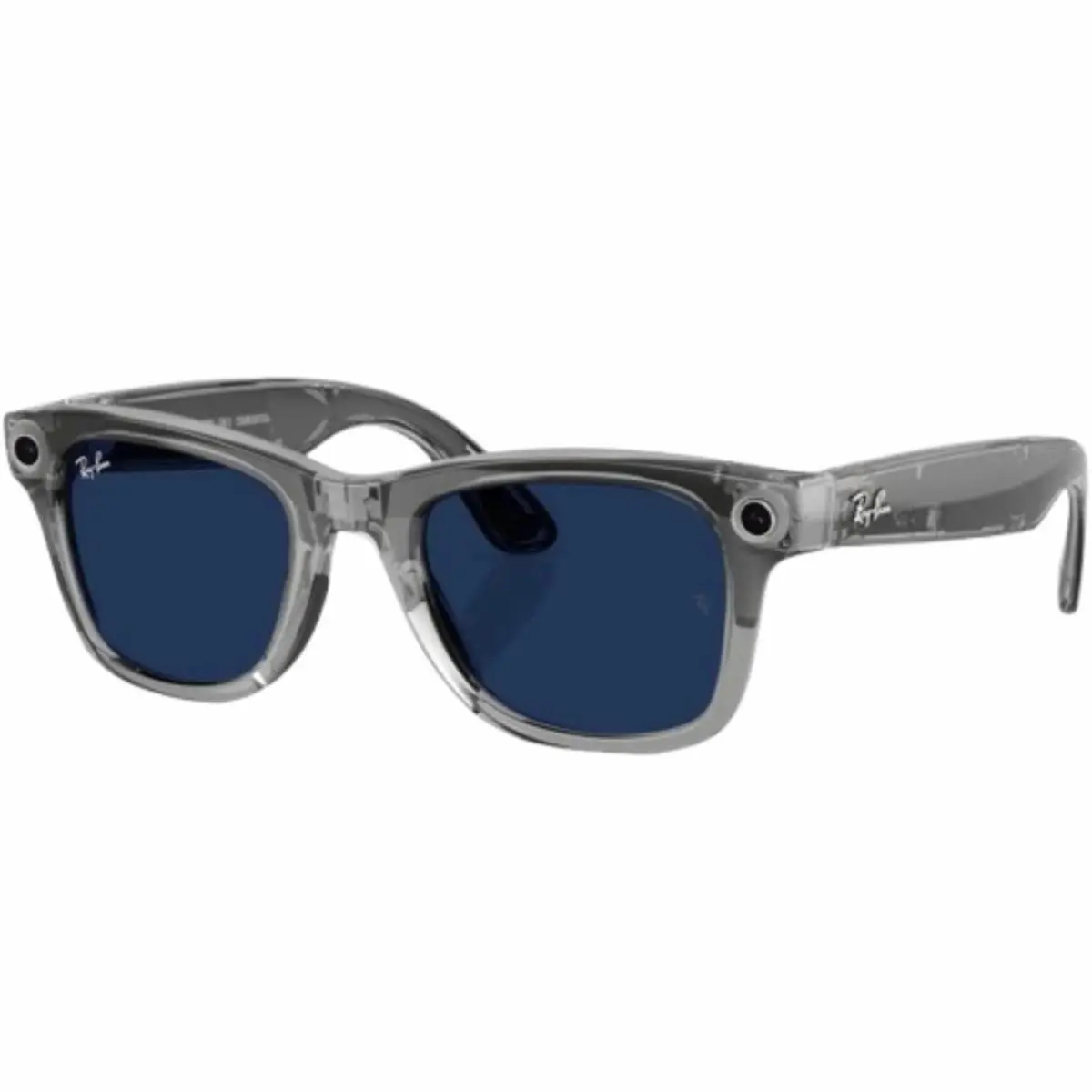 Ray-ban Adult Meta Wayfarer-gen 2 Grey/clear/sapphire Transition 53mm Sunglasses