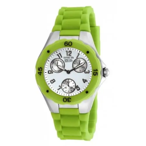 Invicta Women`s 18793 Angel Quartz Chronograph White Dial Watch
