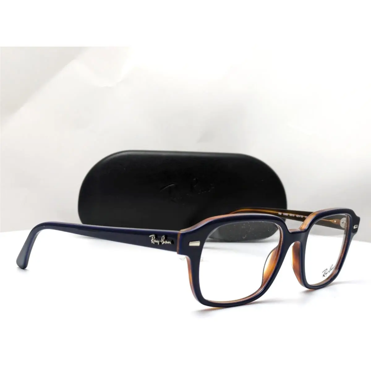 Ray-ban RB5382 5910 Blue On Red Havana Unisex Eyeglasses Frames 52-18-150 by Ray-Ban