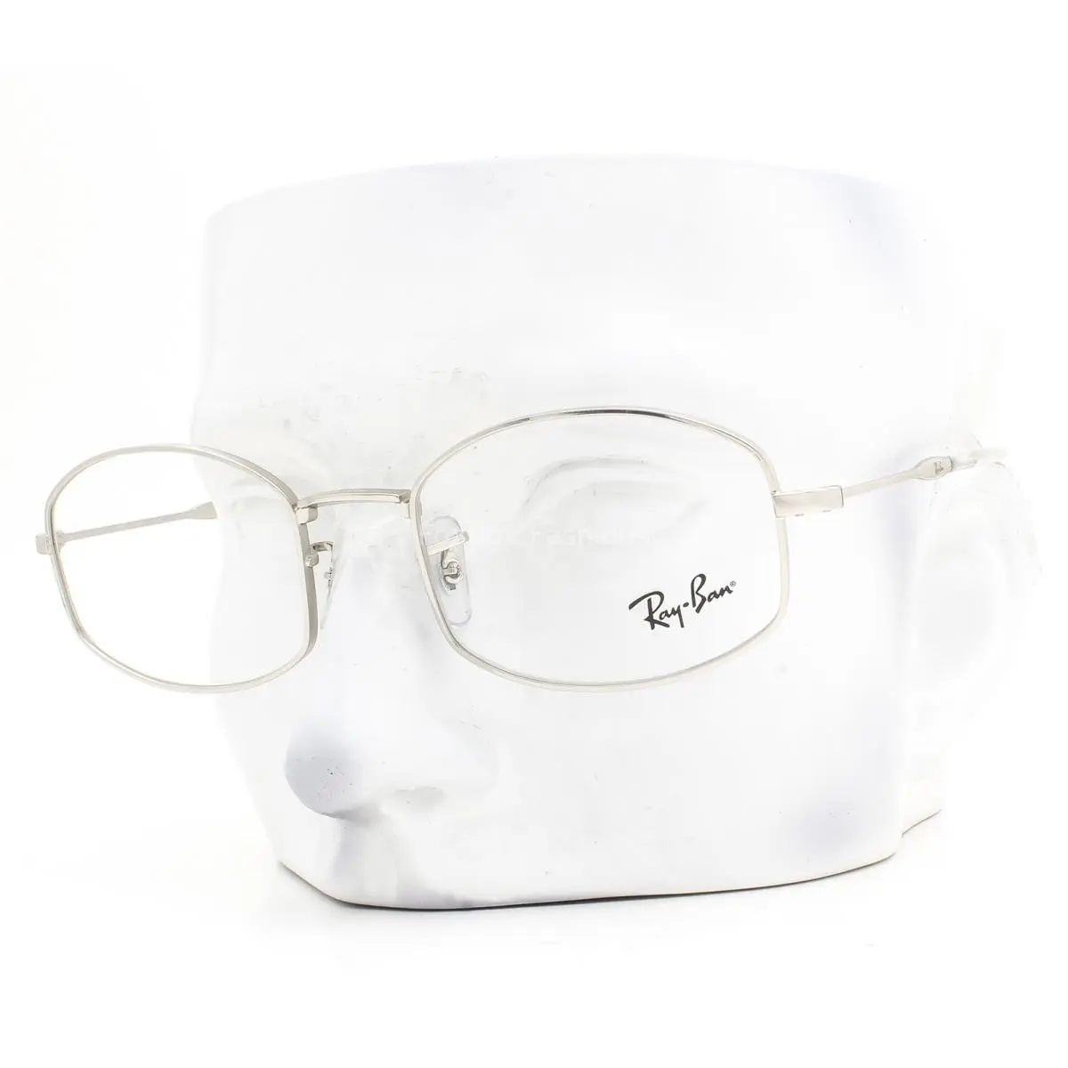 Ray-ban Eyeglasses RB 6510 2968 Unisex Glasses Polished Silver 52mm with Case