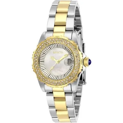 Invicta Women`s 28443 Angel Quartz 3 Hand White Dial Watch