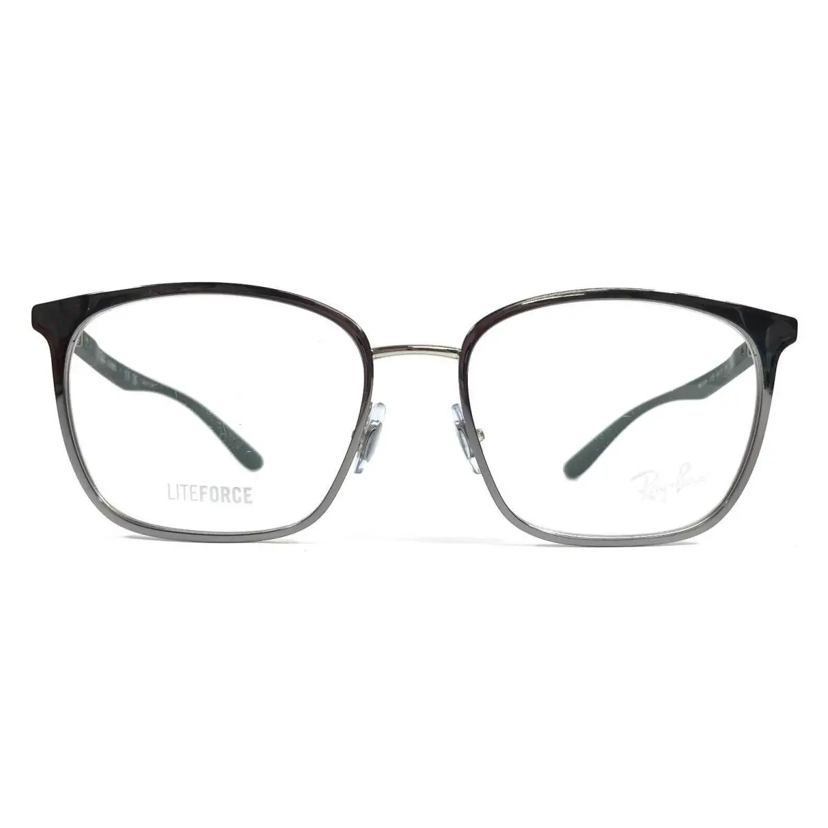 Ray-ban Eyeglasses Frames Liteforce RB6486 3125 Green Silver Full Rim 54-17-145