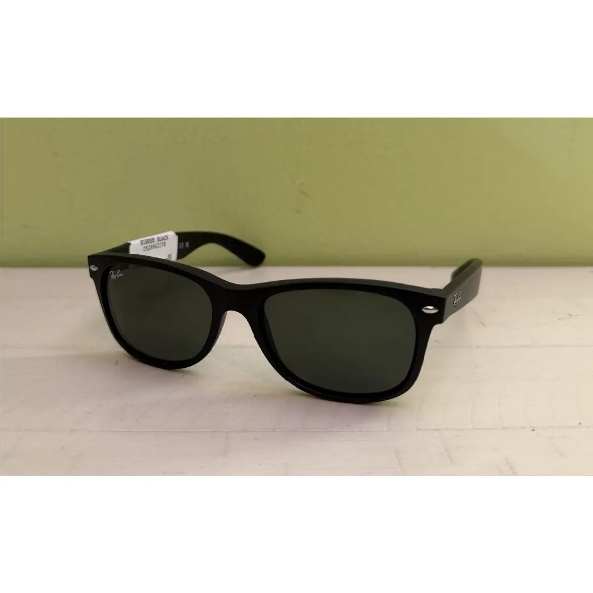 Ray Ban RB2132 Wayfarer Sunglasses 622 Black Rubber 55-18-145