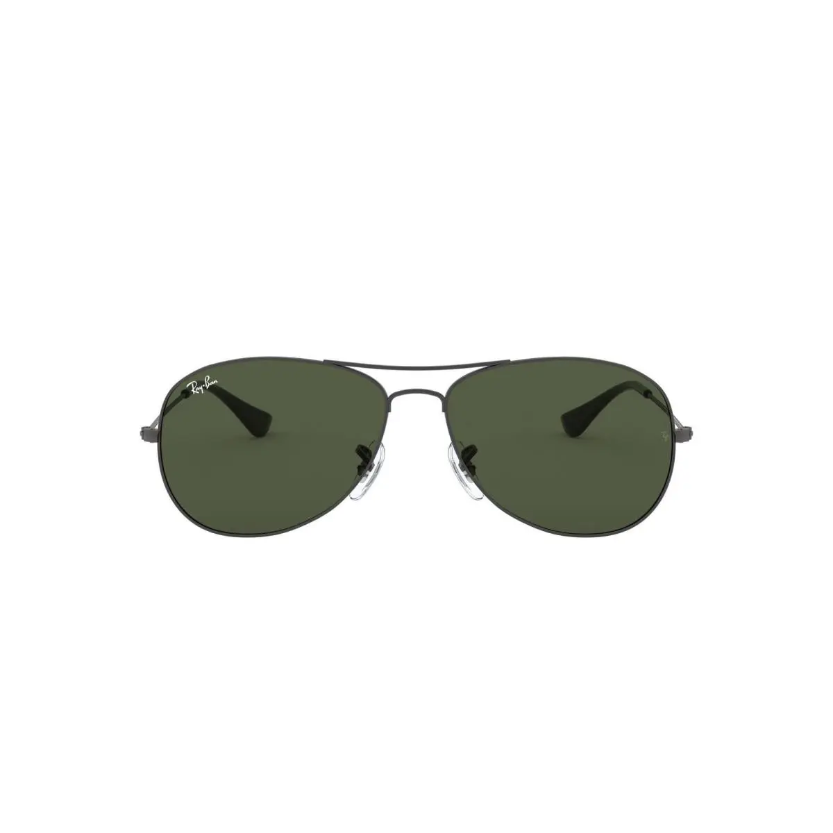 Ray-ban Mens RB3362 Cockpit Aviator Sunglasses Gunmetal/G-15 Green 59 mm