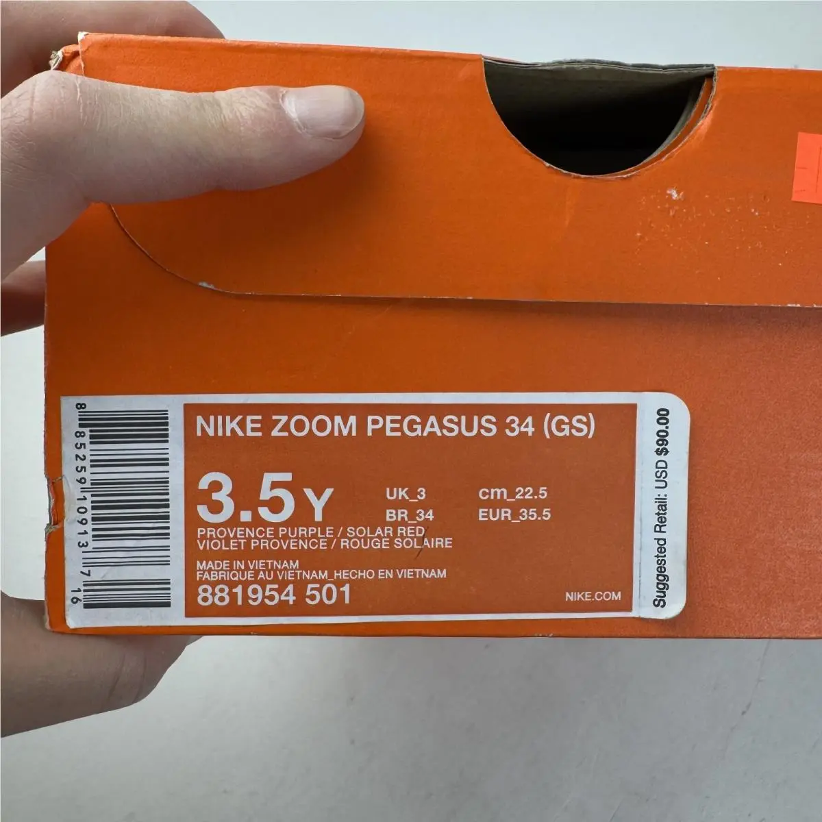 Nike shoes - Nike Zoom Pegasus - Zoom Pegasus - 881954-501 - Gray 6