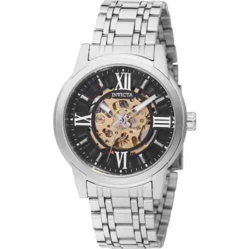 Invicta Men`s 69132 Objet D Art Automatic LG0801B Black Dial Watch
