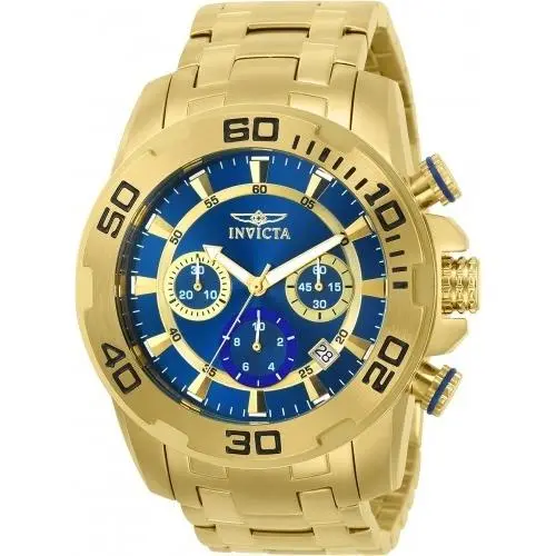 Invicta Men`s 22321 Pro Diver Quartz Chronograph Blue Dial Watch