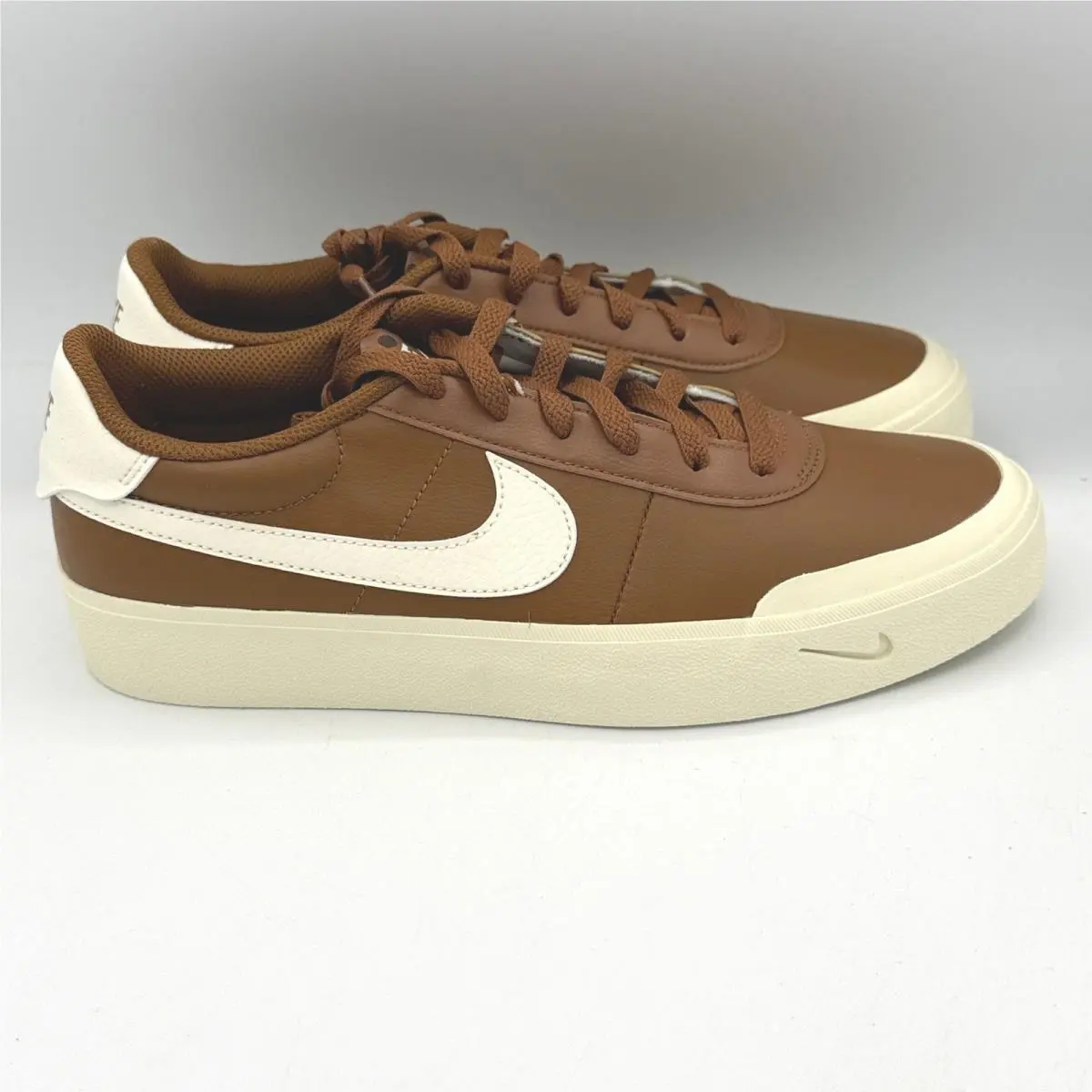 Nike Court Shot Shoes Mens 8 Brown LT British Tan Soft Pearl FQ8146-201
