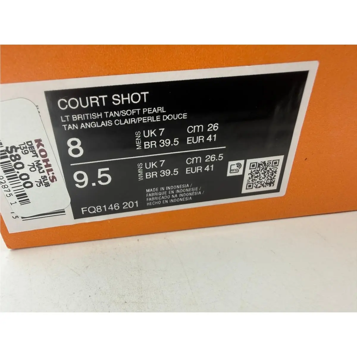 Nike shoes - Court Shot - Court Shot - Brown 0