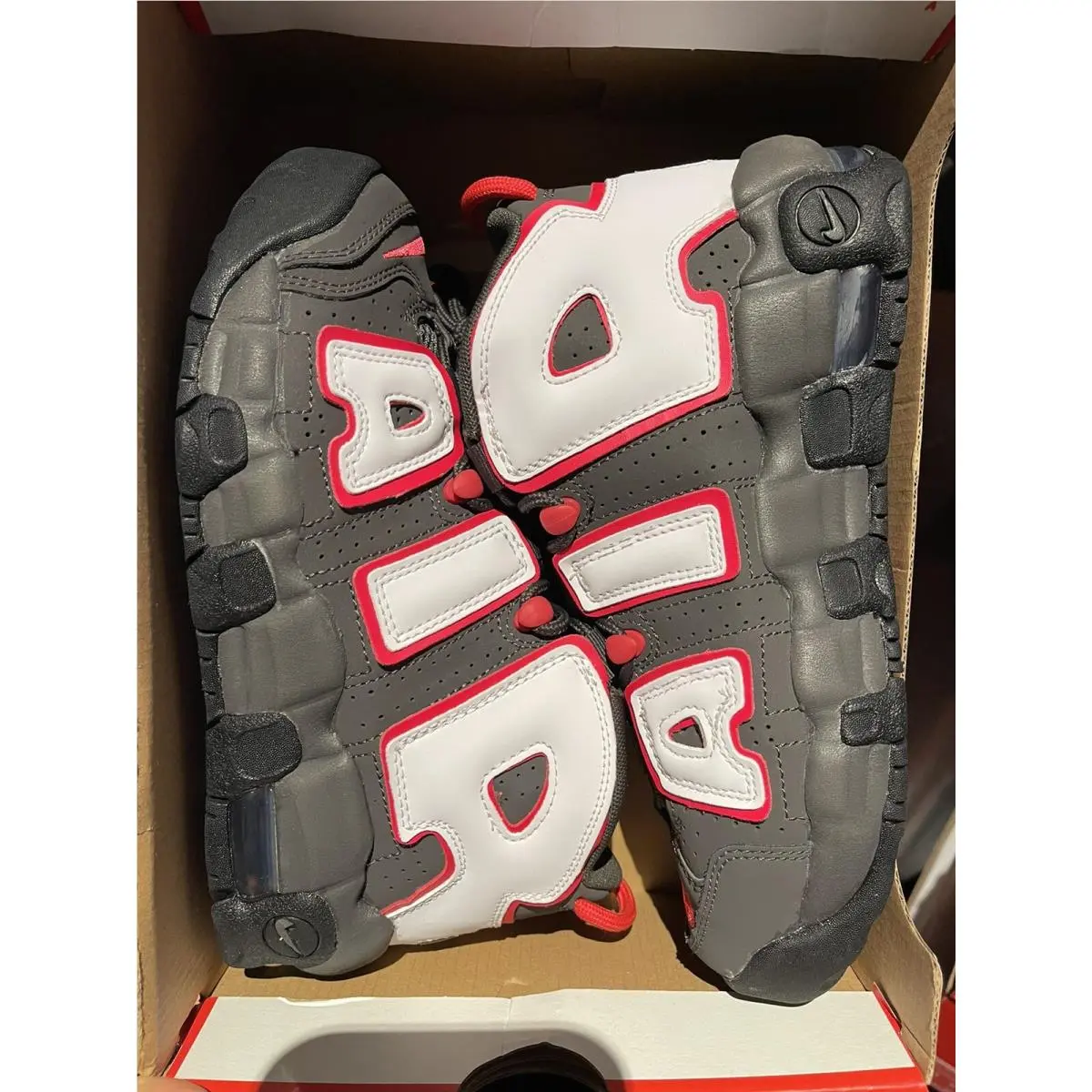 Nike shoes - Nike Air More Uptempo - Air More Uptempo - Medium Ash (UPC: 0195866734326) 2