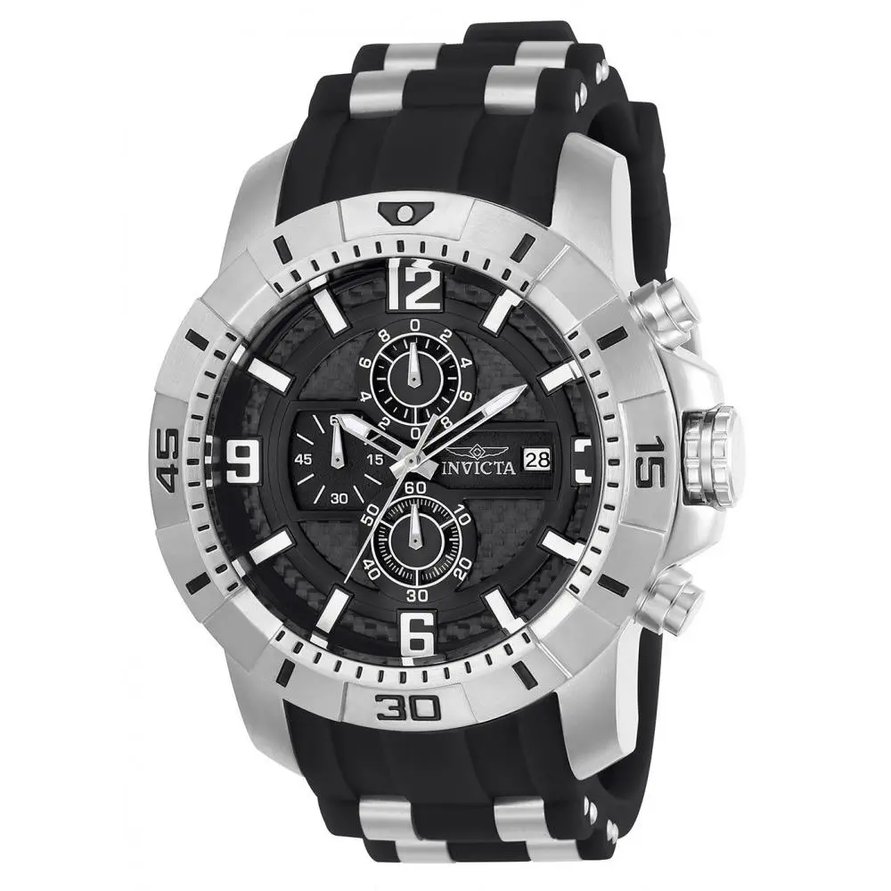 Invicta Women`s 24962 Pro Diver Quartz Multifunction Black Dial Watch