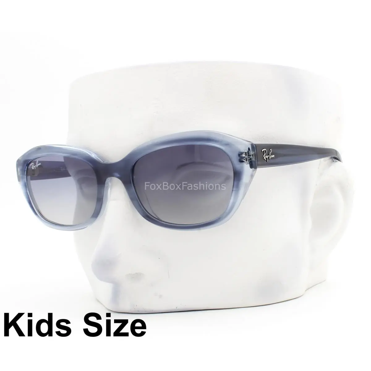 Ray-ban Kids Sunglasses RJ 9081S 7176/4L Crystal Striped Blue 48mm with Pouch