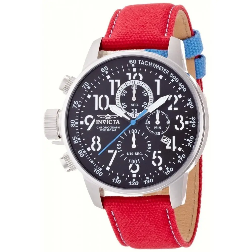 Invicta Men`s 12070 I-force Quartz Chronograph Black Dial Watch