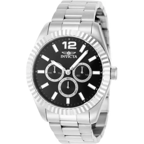 Men`s 49511 Specialty Quartz Chronograph Black Dial Watch by Invicta
