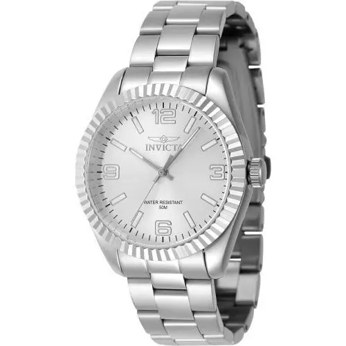 Invicta Women`s 47464 Specialty Quartz 3 Hand Silver Dial Watch