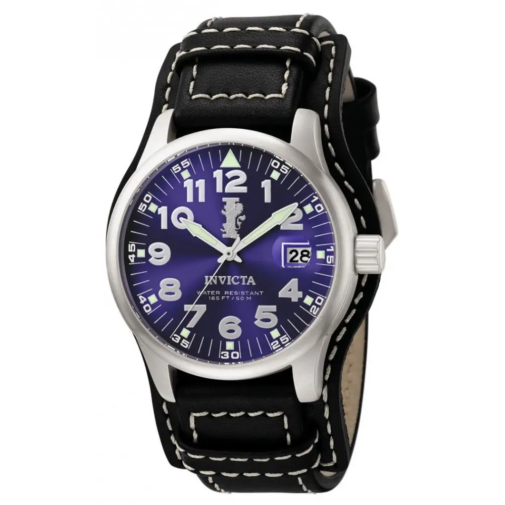 Invicta Men`s 6104 I-force Quartz 3 Hand Blue Dial Watch