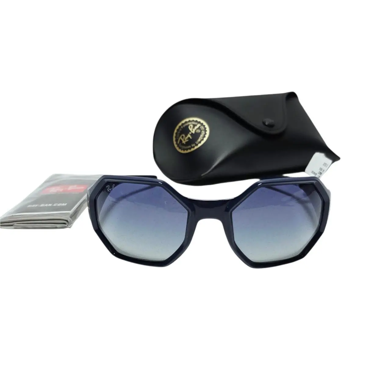 Ray-ban RB4337 59mm Blue Gradient Square Sunglasses Navy Frame