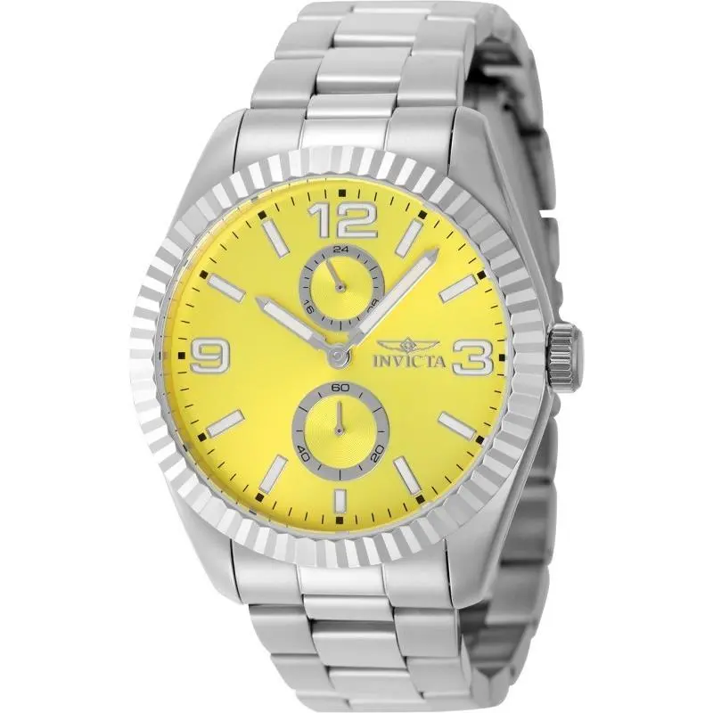 Invicta Men`s 49528 Specialty Quartz VD77 Yellow Dial Watch