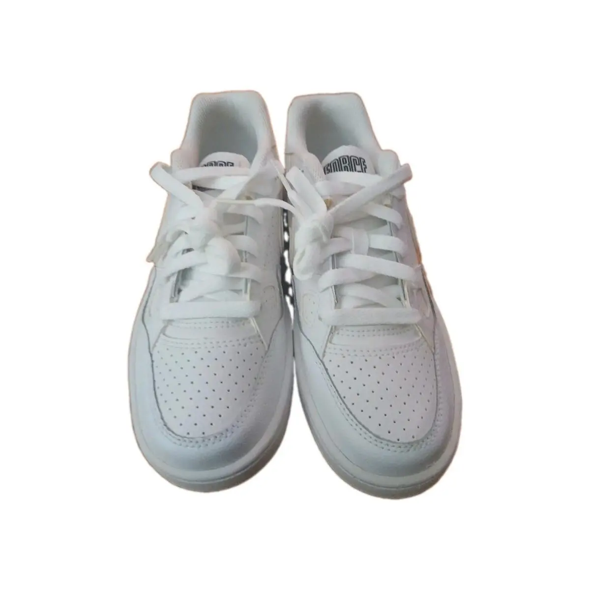 Size 5.5 GS - Nike Son of Force Low Triple White