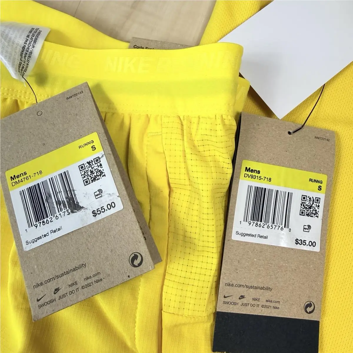 Nike clothing - Nike Dri-Fit - Yellow 0