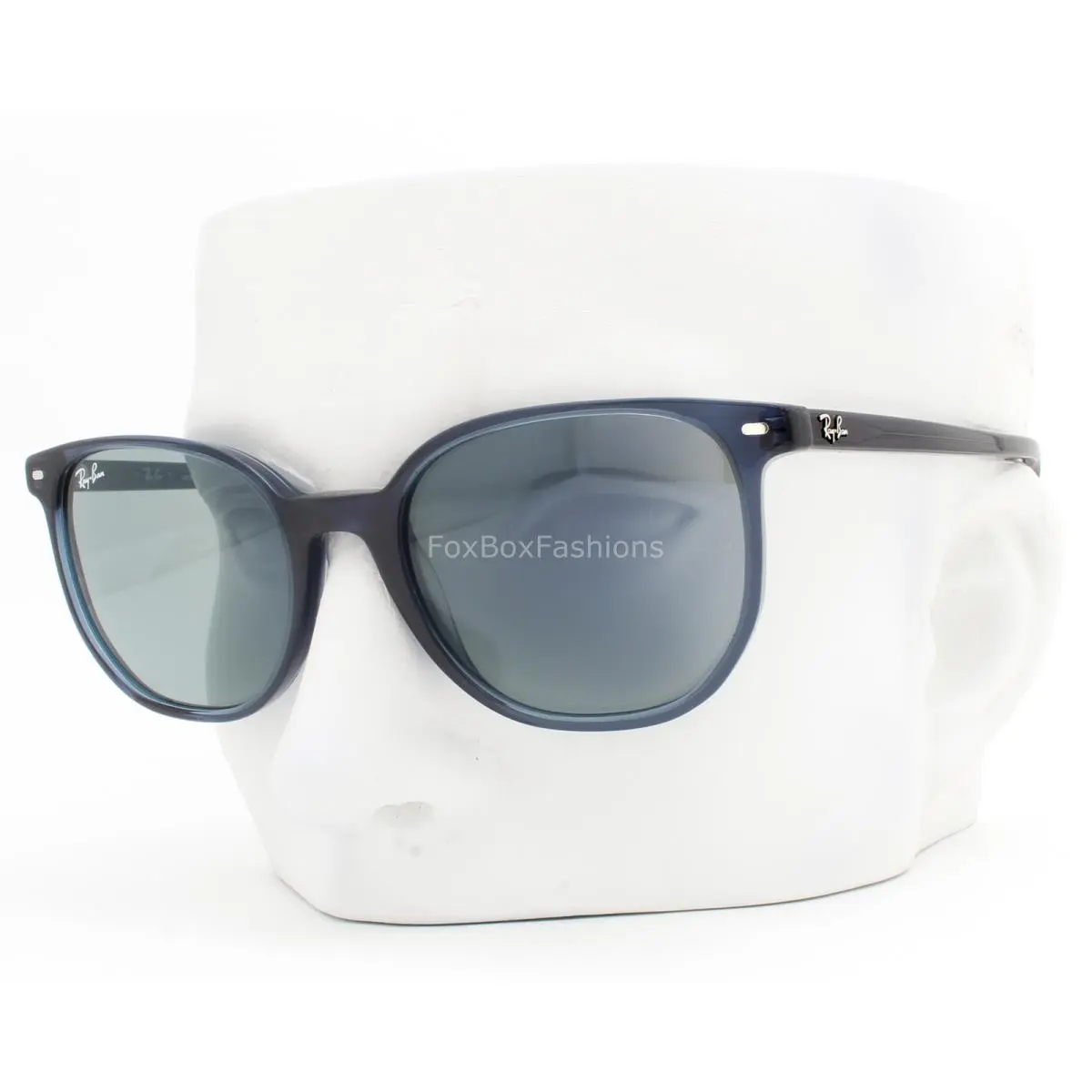 Ray-ban Elliot Sunglasses RB2197 1437/62 Transparent Blue Glass Lens 52mm W/case