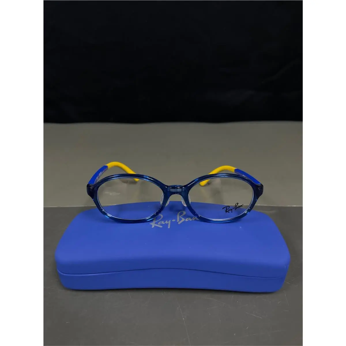 Ray-ban Kids RY1616D Asian Fit 3913 Kids` Glasses Blue Size 47 Demo Lense 1