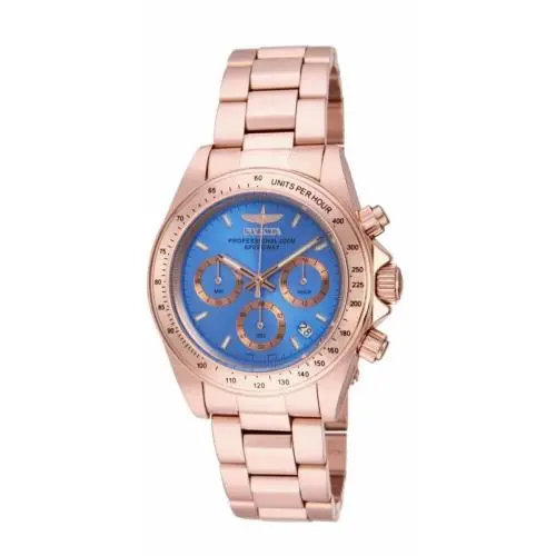 Women`s 16658 Speedway Quartz Chronograph Light Blue Dial Watch by Invicta