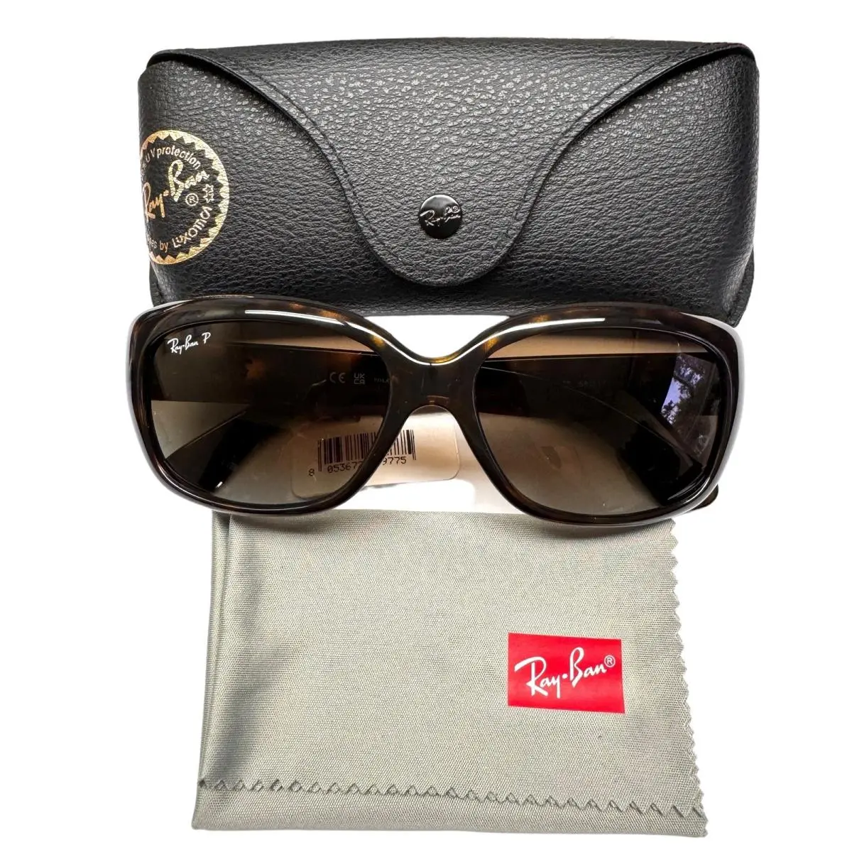 Ray-ban RB 4101 710/T5 Jackie Ohh Sunglasses Brown Havana Polarized W/case