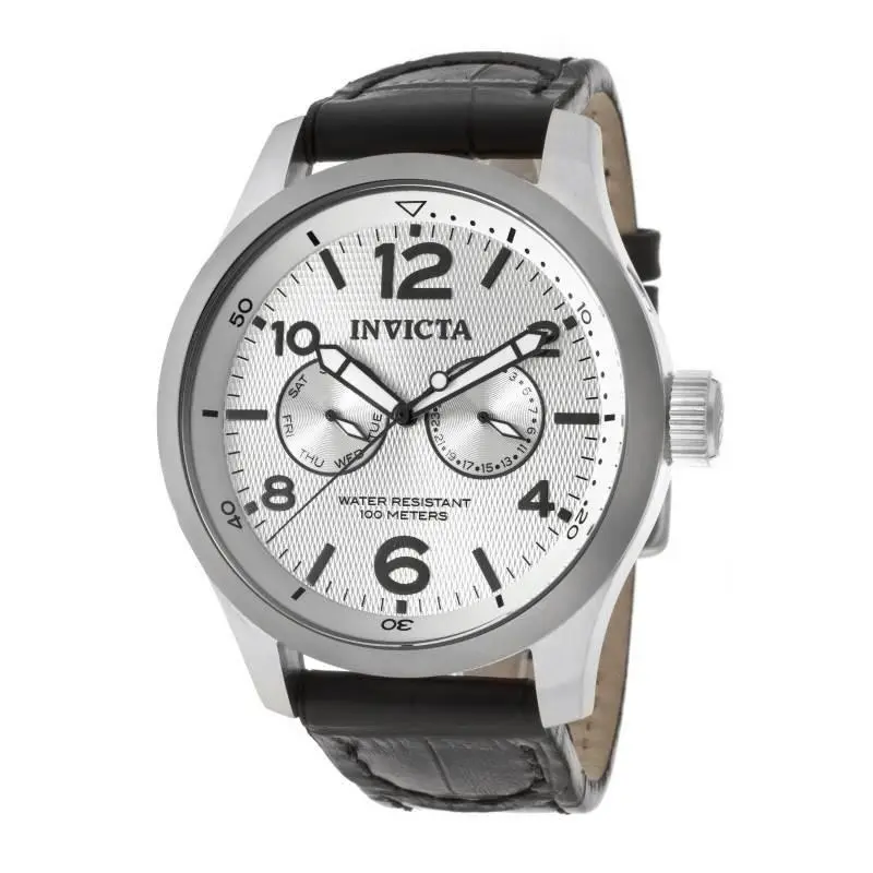 Invicta Men`s 13009 I-force Quartz Multifunction Silver Dial Watch