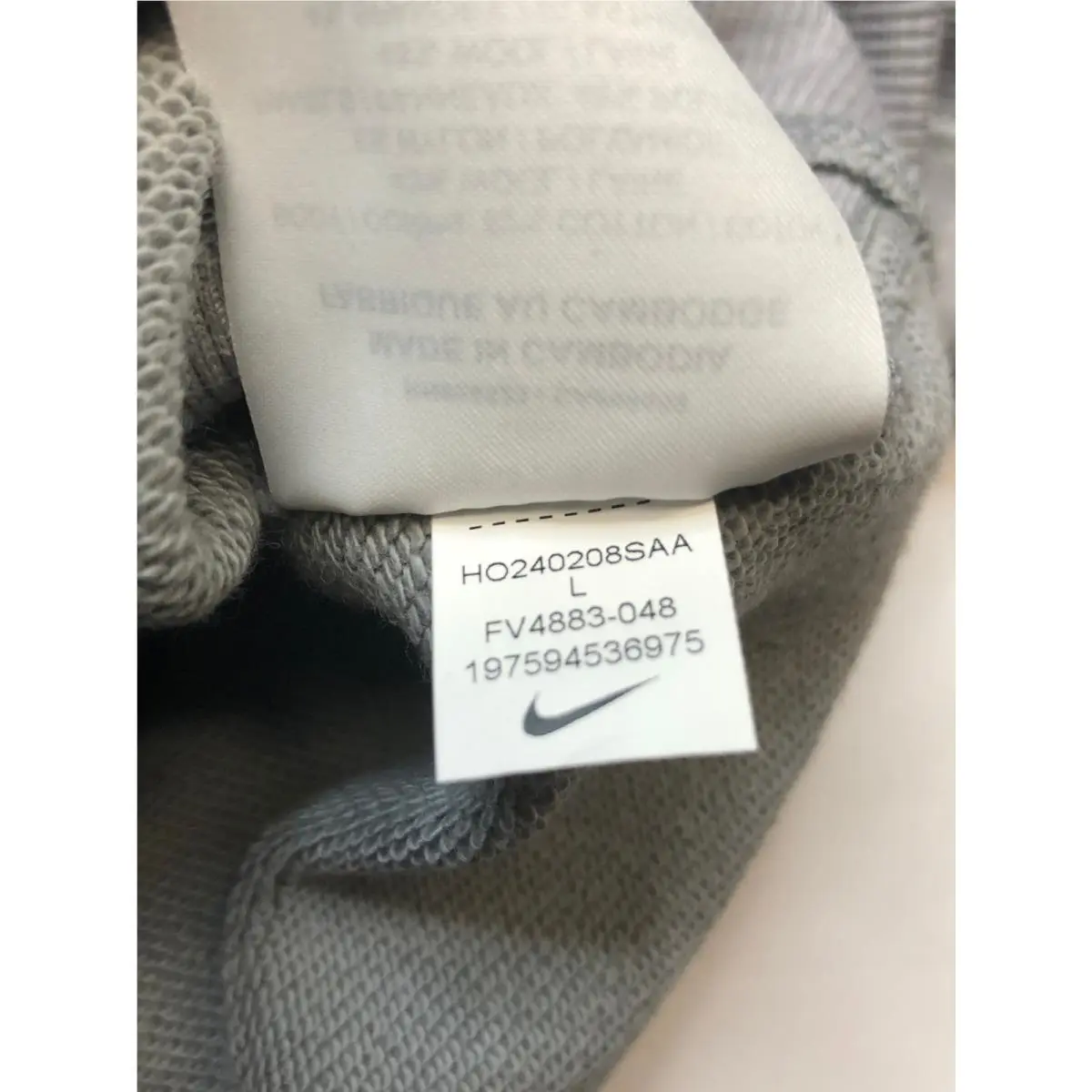 Nike clothing - FV4883 FV4883-048 - FV4883 FV4883-048 - Gray (UPC: 197594536975) 10