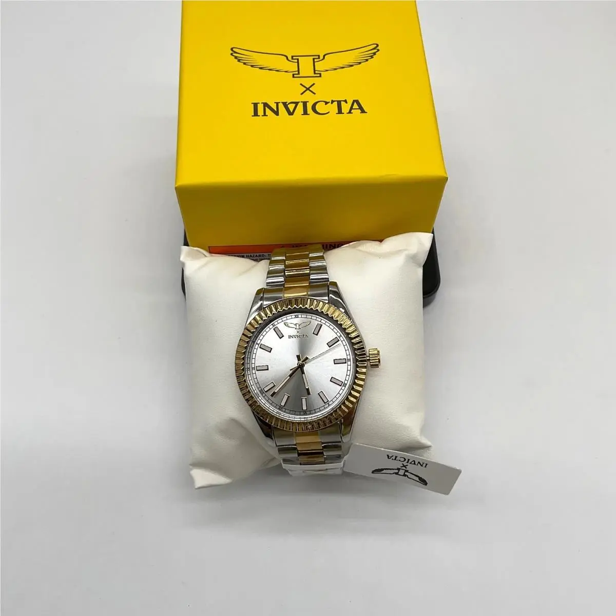 Invicta Specialty I Mens Watch 40mm Two Tone Gold Silver Steel